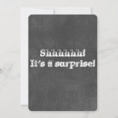 Ein Baby ist Brewing (Girl)! Einladung (Rückseite)