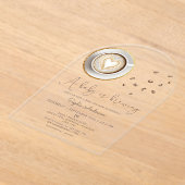 Ein Baby ist das Brechen einer Kaffeemaschine Acryleinladungen (Ablage )