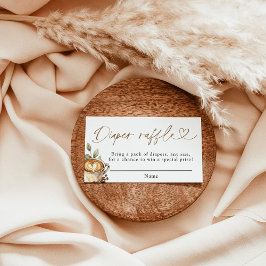 Ein Baby ist das Brechen einer Windelkarte, Coffee Begleitkarte