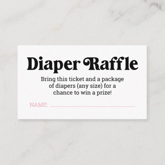 Ein Baby ist das Brechen eines Windelkreuzes Ticke Begleitkarte (Vorderseite)