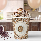 Ein Baby ist das Brechen von Kaffee-Cup & Beans Ba Pappbecher