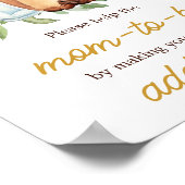 Ein Baby ist die Kaffeezubereitungsstation Poster (Ecke)