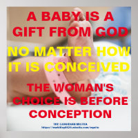 Ein Baby ist ein Geschenk von GOD