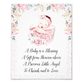 Ein Baby ist ein Segen Fotodruck