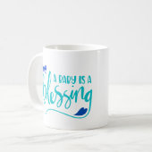 Ein Baby ist ein Segen, Junge Baby Kaffeetasse (Vorderseite Links)