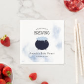 Ein Baby-Junge braut Halloween-Kinderdusche Serviette (Beispiel)