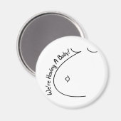 Ein Baby Magnet (Vorderseite/Rückseite)