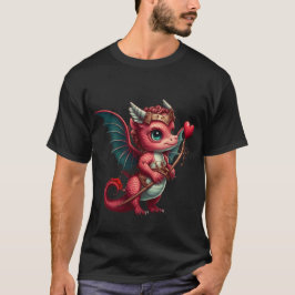 Ein Baby Red Dragon Valentine T-Shirt