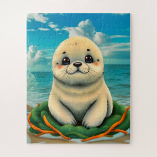 Ein Baby-Siegel für Kinder Puzzle