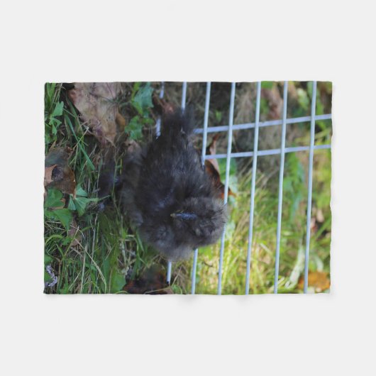 Ein Baby Silkie Fleecedecke (Vorderseite (Horizontal))