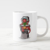 Ein Baby Tyrannosaurus Rex sitzt in einem hohen St Jumbo-Tasse (Rechts)