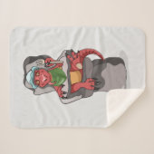 Ein Baby Tyrannosaurus Rex sitzt in einem hohen St Sherpadecke (Vorderseite (Horizontal))