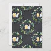 Ein Baby wird Baby-Duschkabine zubereiten Einladung (Rückseite)