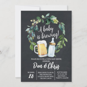 Ein Baby wird Baby-Duschkabine zubereiten Einladung