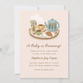 Ein Baby wird Babydusche brauen Einladung (Vorderseite)