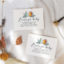 Ein Baby wird Babyduschenbücher für das Baby zuber Begleitkarte