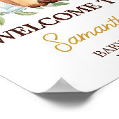 Ein Baby wird Coffee Baby Dusche gebrauen Begrüßun Poster (Ecke)