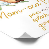 Ein Baby wird Coffee Baby Dusche Mama Osa Bar Poster (Ecke)