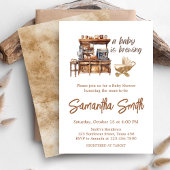 Ein Baby wird Coffee Baby Dusche zubereiten Einladung