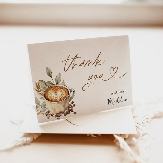 Ein Baby wird geklaut, danke Karten, Kaffee