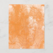 Ein Baby wird Halloween-Kinderdusche zum Haushalt (Rückseite)