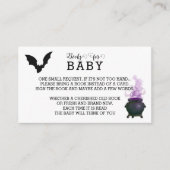 Ein Baby wird im Oktober Baby Book Request Card Begleitkarte (Vorderseite)