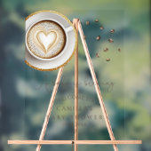 Ein Baby wird Kaffee-Baby-Dusche Brauen Begrüßung Acrylschild (Neutral)