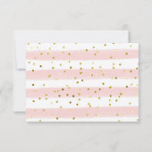 Ein Baby wird Tea Party Baby Dusche Brauen Danke (Rückseite)