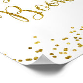 Ein Baby wird Tee Party Baby Shower Gästebuch (Ecke)