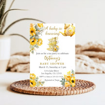 Ein Baby wird Tee-Party-Babydusche