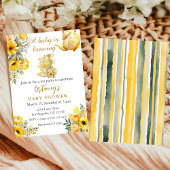 Ein Baby wird Tee-Party-Babydusche Einladung