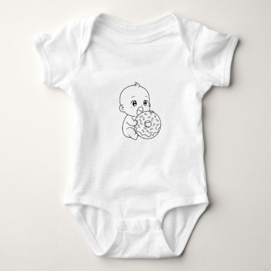 ein Babydesign für Babyausstattung Baby Strampler (Vorderseite)