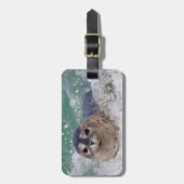 Ein Babysurfing im Siegel Gepäckanhänger (Vorderseite vertikal)