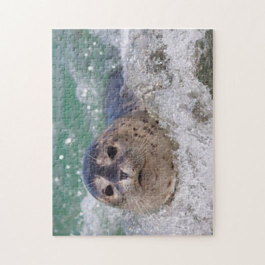 Ein Babysurfing im Siegel Puzzle (Vertikal)