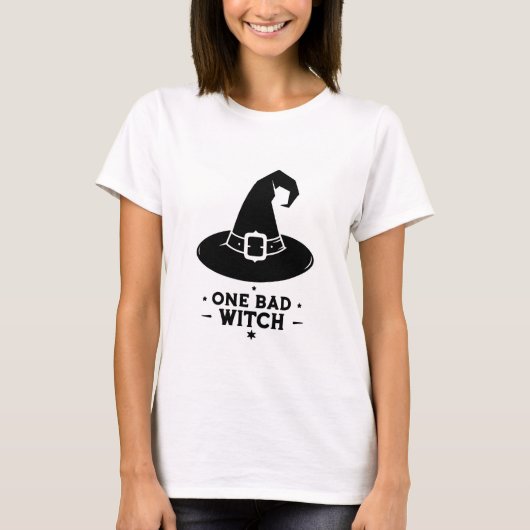 Ein Bad Hexe Halloween T-Shirt (Vorderseite)