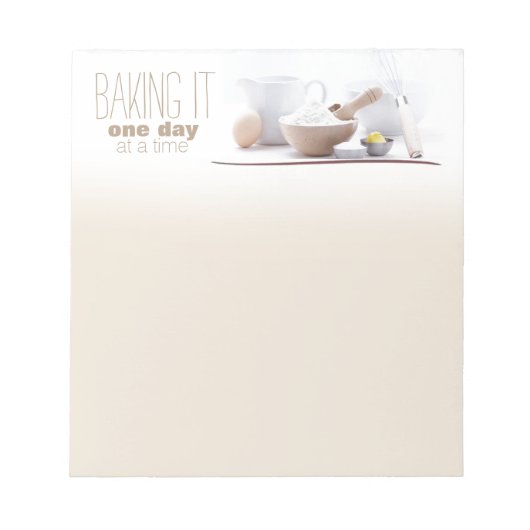 Ein Baker-Notizblock Notizblock (Vorderseite)