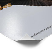 Ein Bald-Adler geht zum Himmel Fotodruck (Ecke)