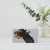 Ein Bald-Adler geht zum Himmel Visitenkarte (Stehend Vorderseite)