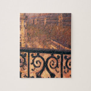 Ein Balkon in Paris durch Gustave Caillebotte Puzzle
