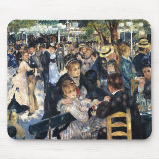Ein Ball am Moulin de la Galette - Renoir Mousepad (Vorne)