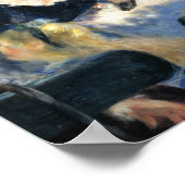 Ein Ball am Moulin de la Galette - Renoir Poster (Ecke)