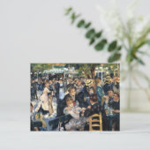 Ein Ball am Moulin de la Galette - Renoir Postkarte (Stehend Vorderseite)