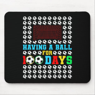 Ein Ball für 100 Tage Spaß Kinder Jungs Fußball Sp Mousepad