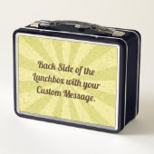 Ein Ball Ice Creme Cone Metal Lunch Box (Rückseite)