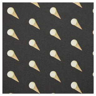 Ein Ball Ice Creme Cone Muster Stoff