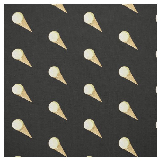 Ein Ball Ice Creme Cone Muster Stoff (Muster)
