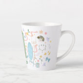 Ein Ball im Crown Inn Latte Tasse (Rechts)