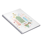 Ein Ball im Crown Inn-Notebook Notizblock (Rechte Seite)
