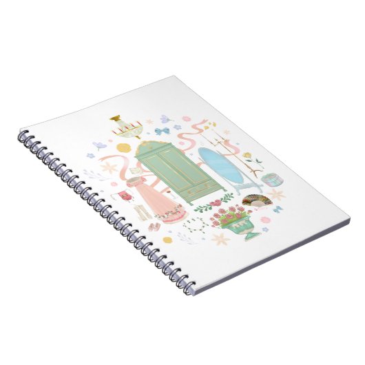 Ein Ball im Crown Inn-Notebook Notizblock (Rechte Seite)