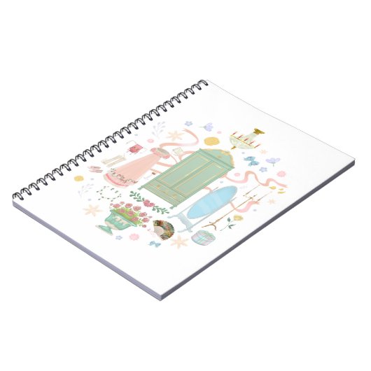 Ein Ball im Crown Inn-Notebook Notizblock (Linke Seite)